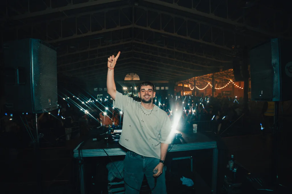 Gaby Gómez en cabina